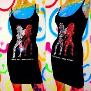 Omighty Devil Angel Skinny Dress
